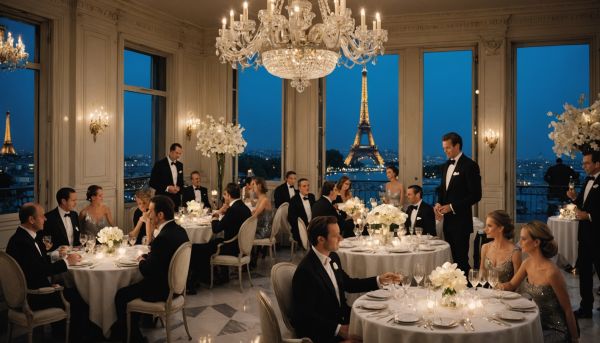 Événement mondain parisien